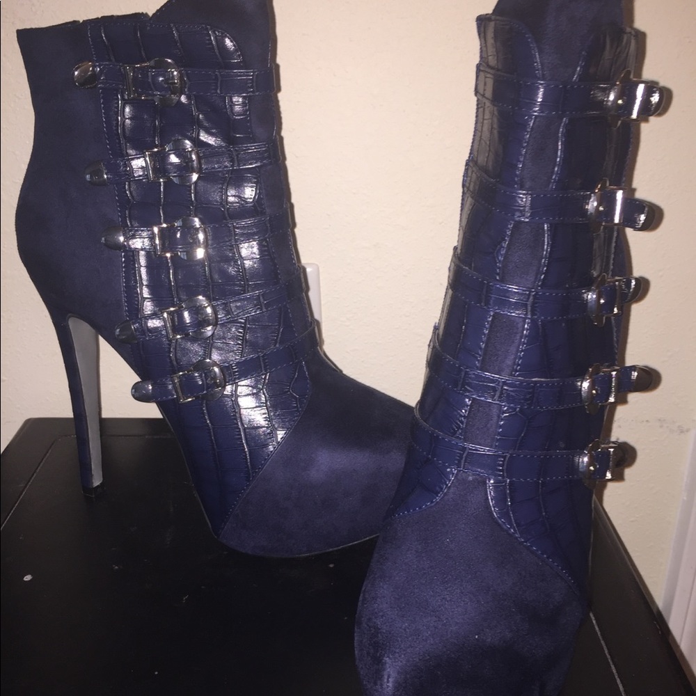 Blue heels